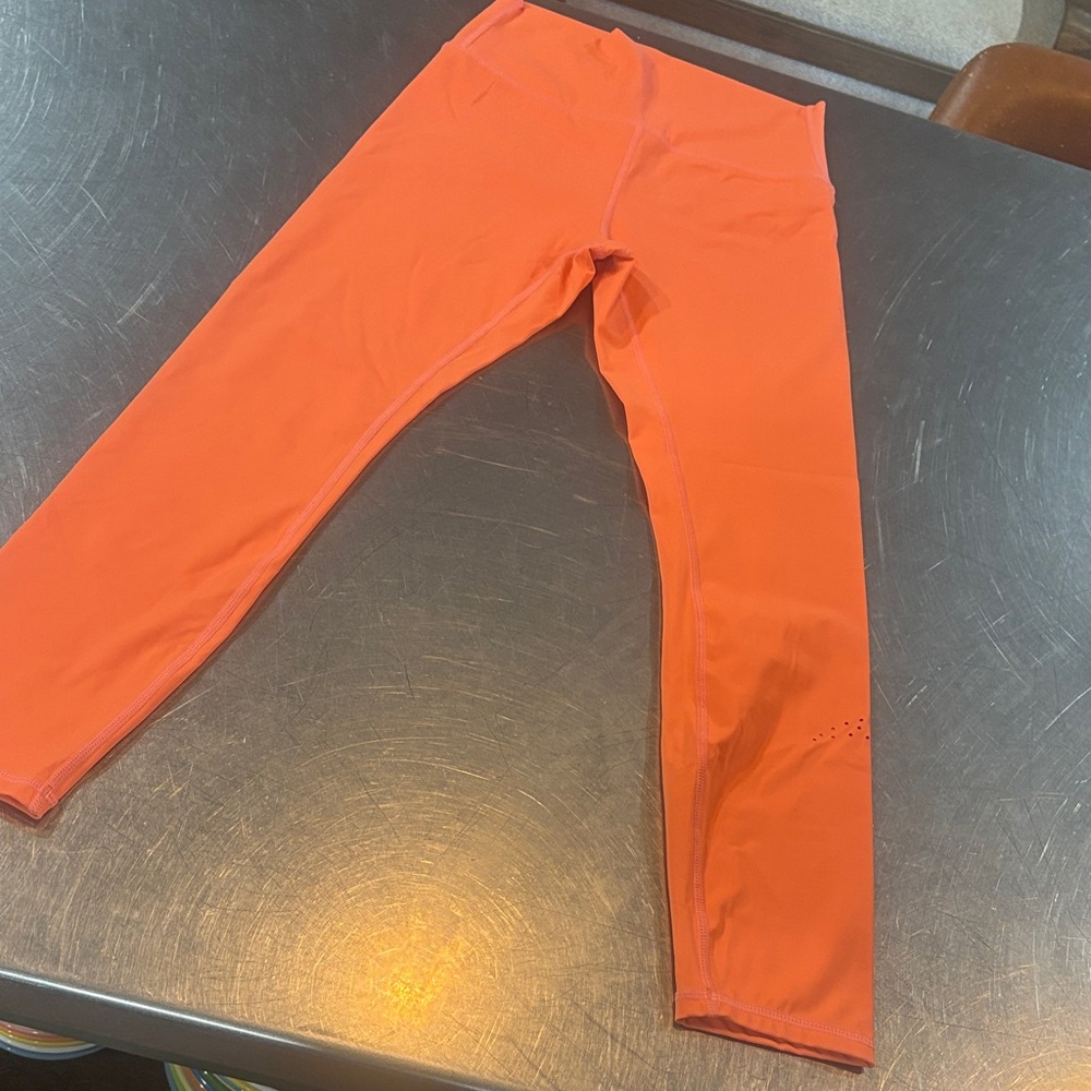 Active USA Vibrant Orange Kids Leggings